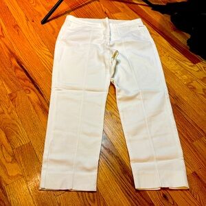 J.Jill white essential slim ankle pants size 10 petite